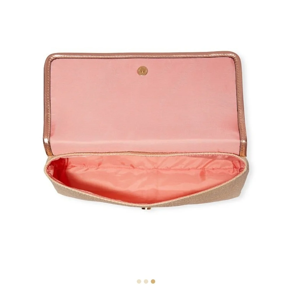 Victoria's Secret Straw Clutch NWT